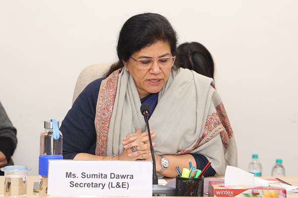 Ms. Sumita Dawra, Secretary, Ministry of Labour & Employmen 